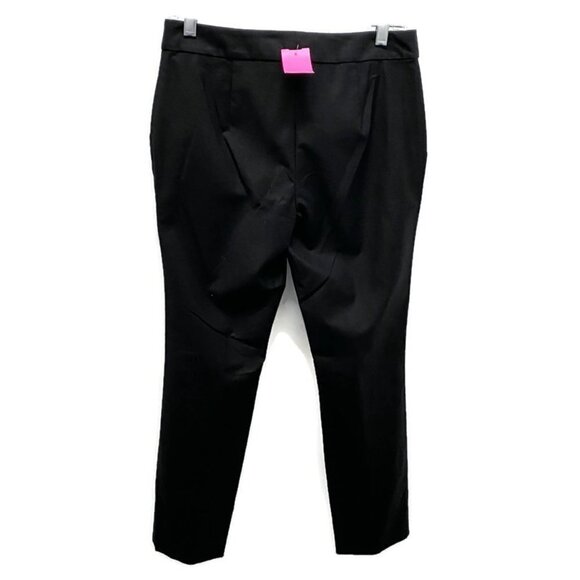 Diane Von Furstenberg Black Waffled Tapered Pants - Picture 2 of 3